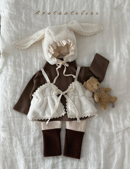 Aosta fur open bustier