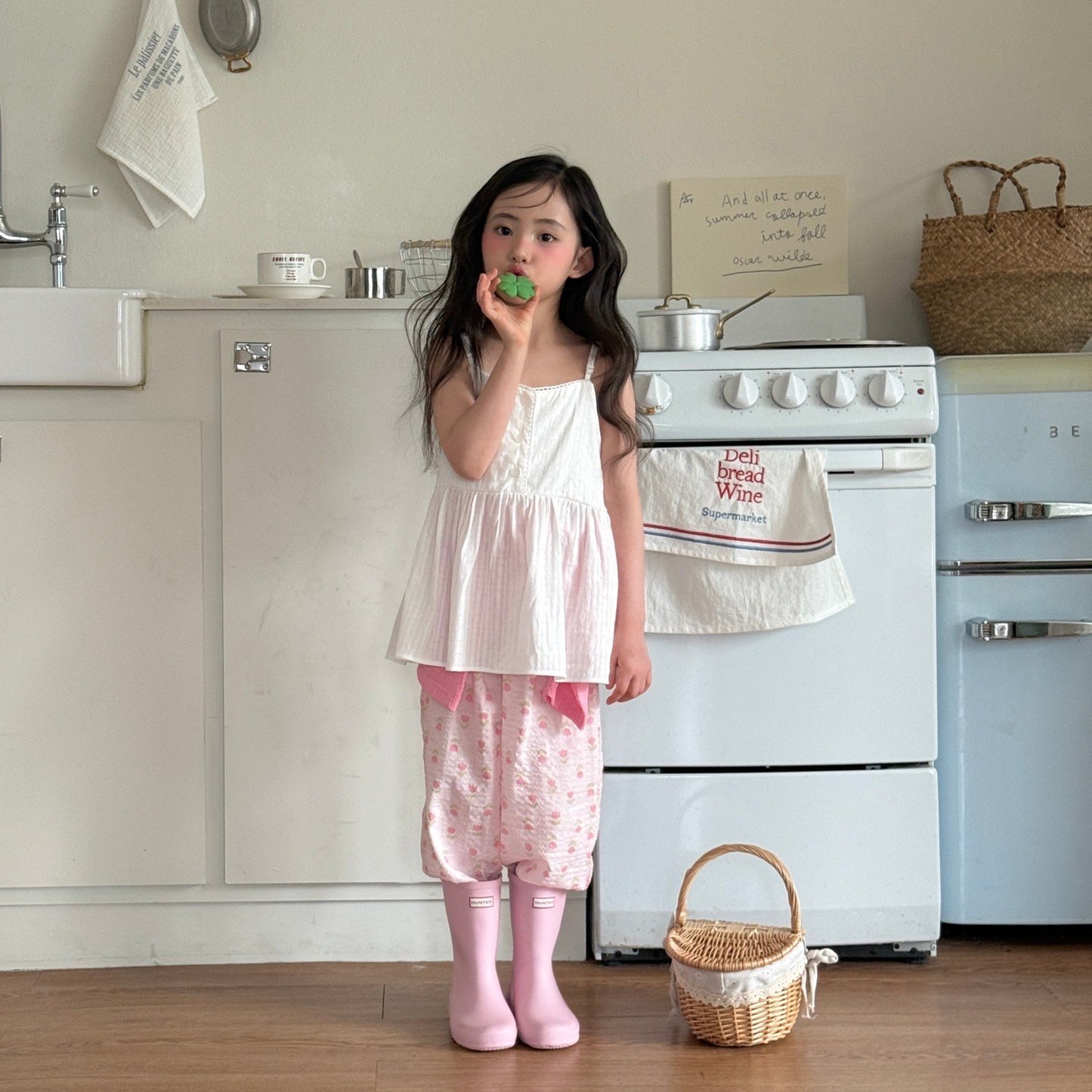 ninibello milk tank top blouse (80-130cm)