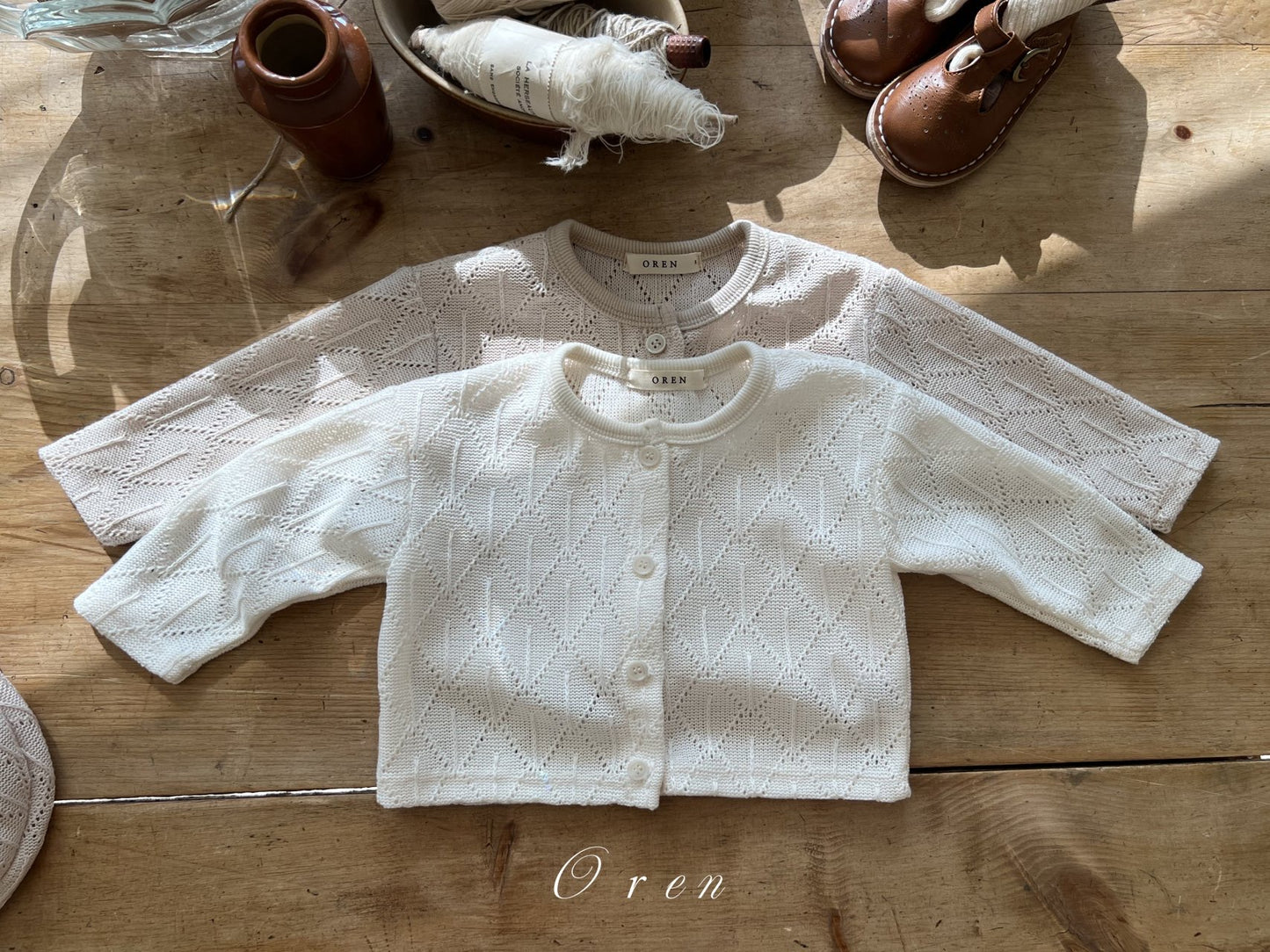 OREN marcel knit cardigan (75-100cm)