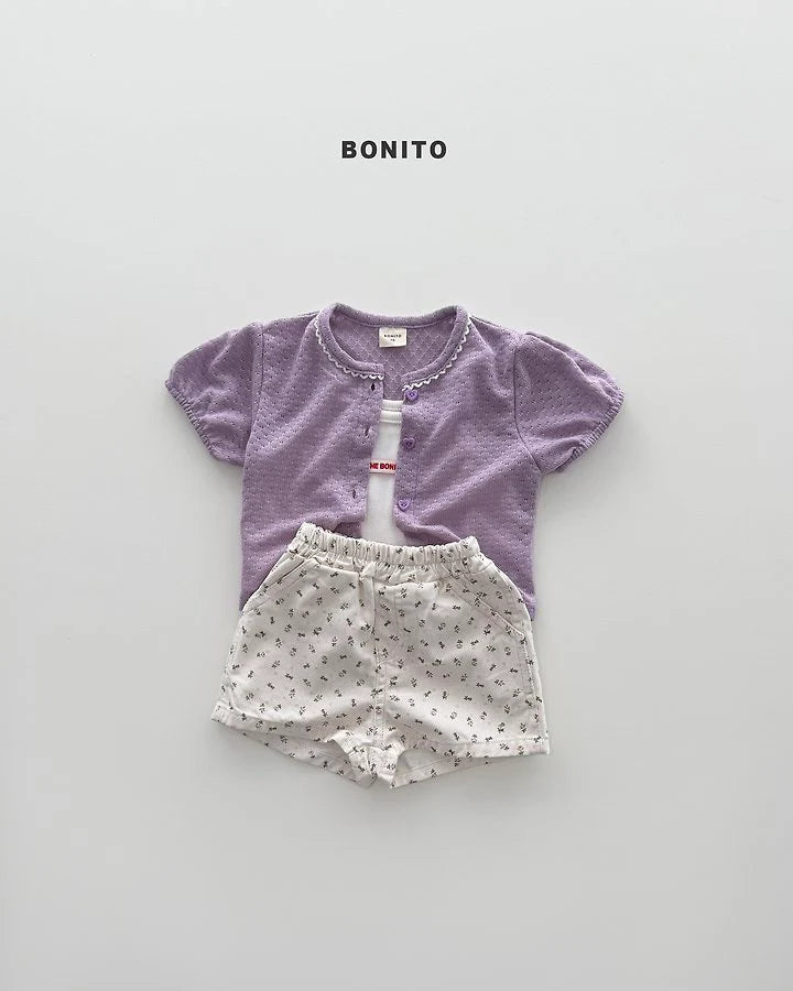 Bonito flower shorts (~80-140cm)