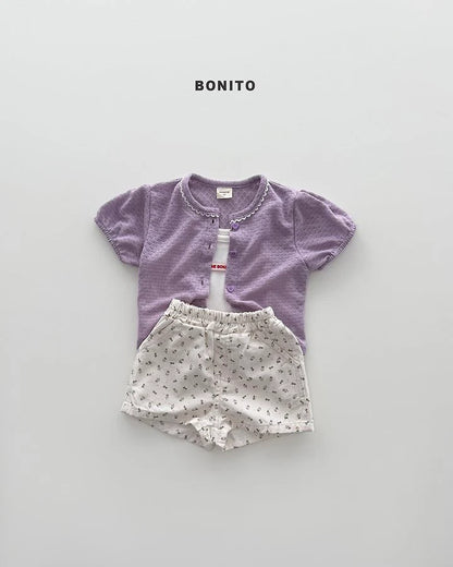 Bonito flower shorts (~80-140cm)