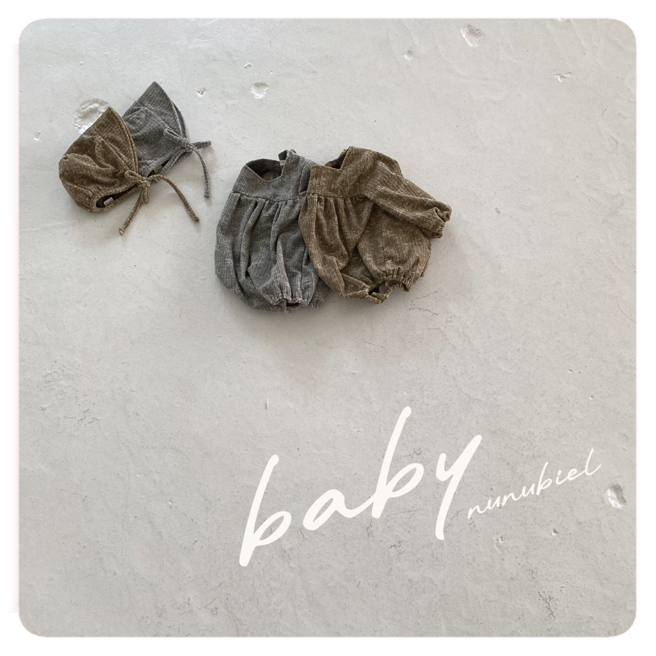 nunubiel caluna romper&bonnet (3-18m)