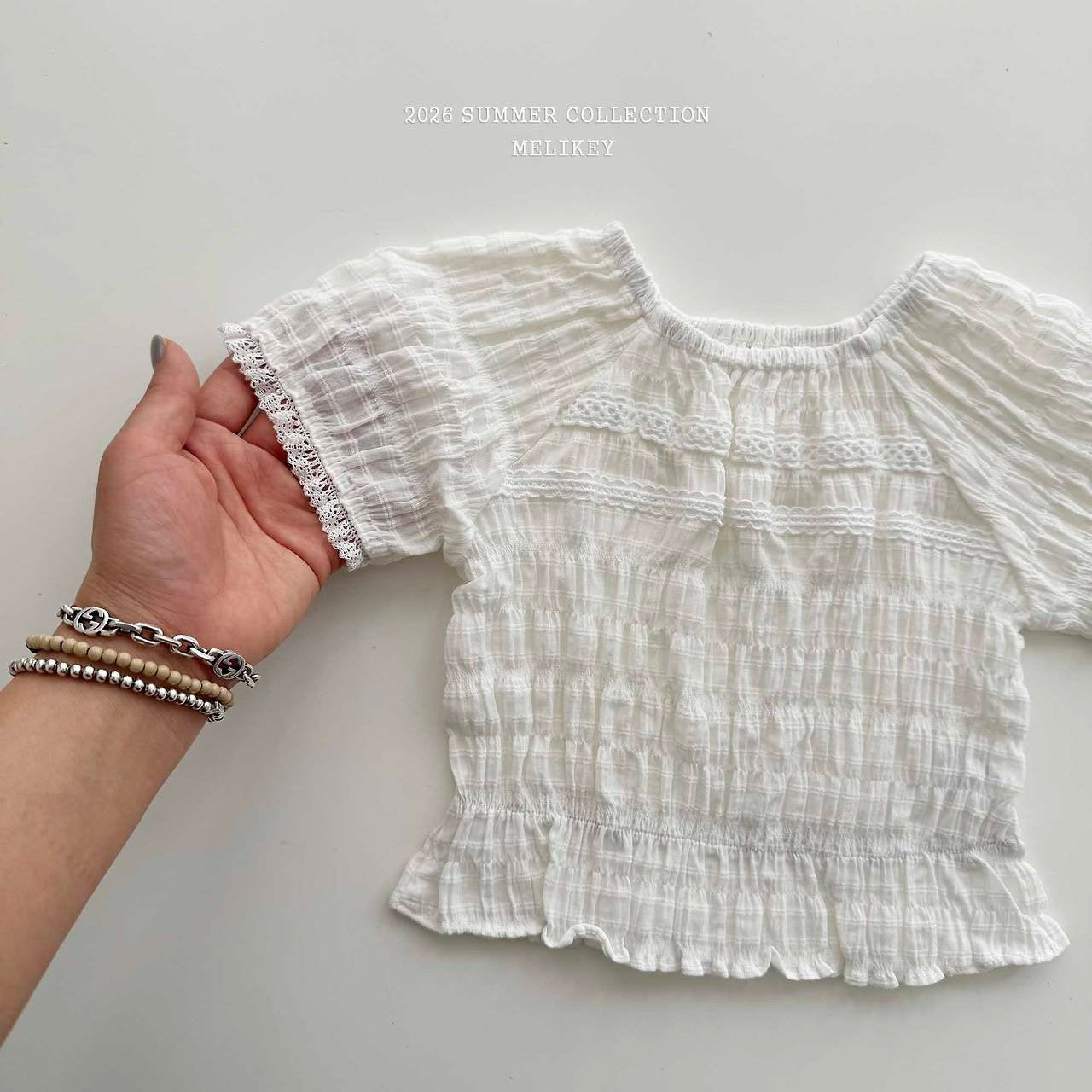 melikey vivi lace blouse (~80-140cm)