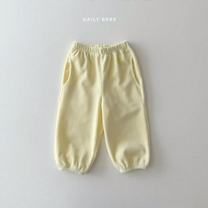 Dailybebe velour jogger SET-UP (75-140cm)