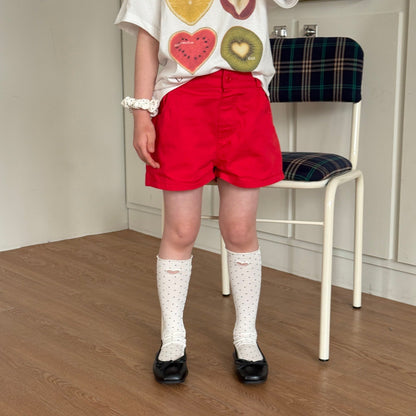 ninibello dot heart punched knee socks