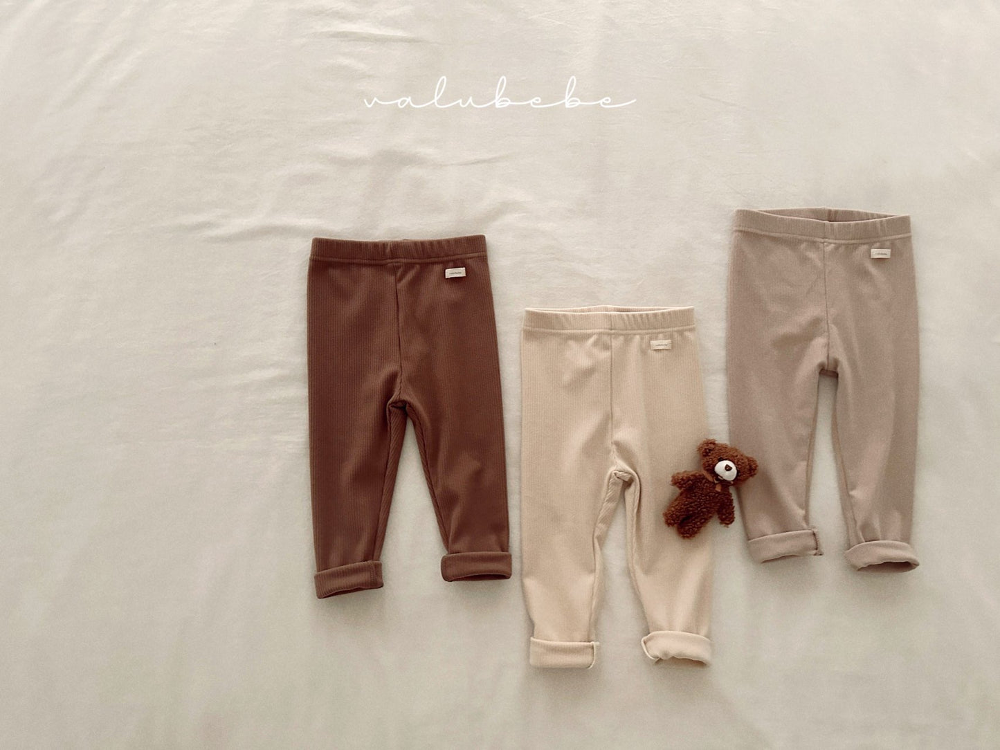 valubebe basic rib leggings (80-110cm)