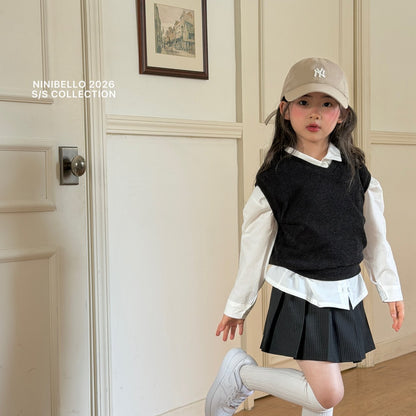 ninibello soft knit vest (80-130cm)