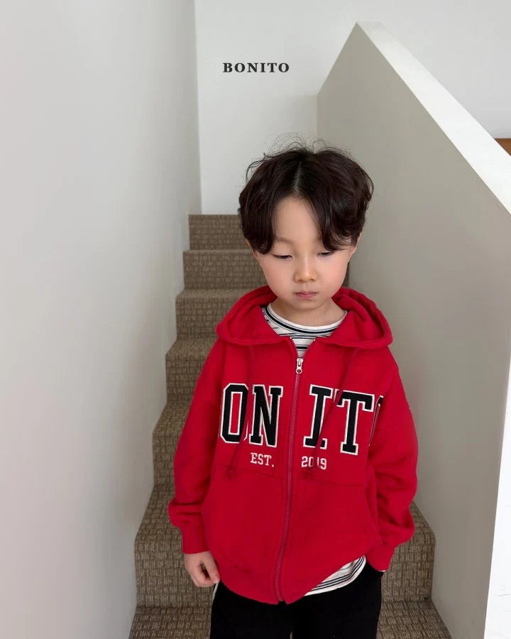 Bonito Half & Half Bonito Hood Zip-Up (bebe & kids & adult )