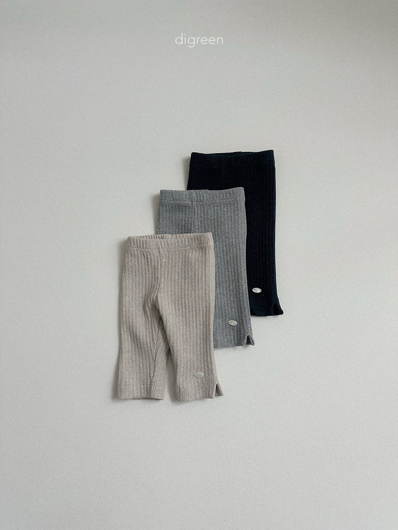 digreen rib capri leggigs (85-130cm)