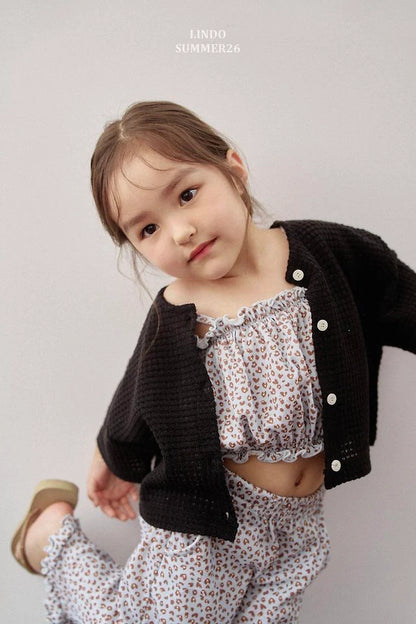 Lindo Knit Short Sleeve Cardigan  (85–125cm)