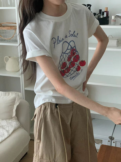 🍅番茄圖案Tee *共2色