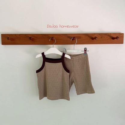 Dajoa 細肩坑條居家服 (70-115cm)
