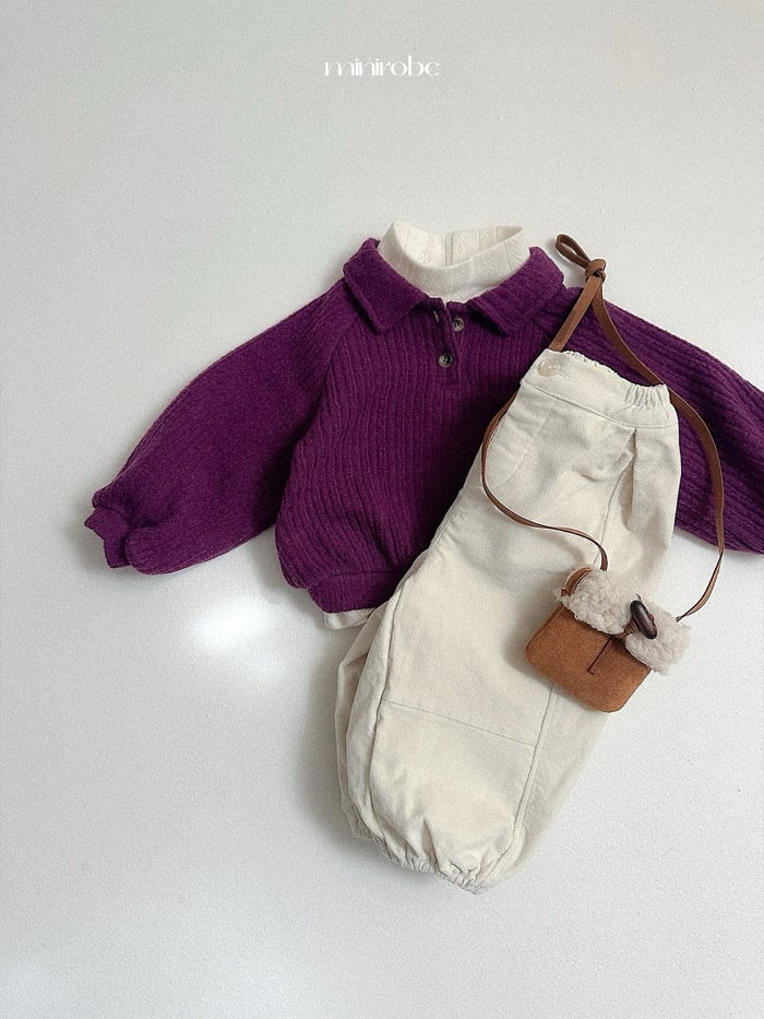 minirobe winter peach jogger (75-110cm)