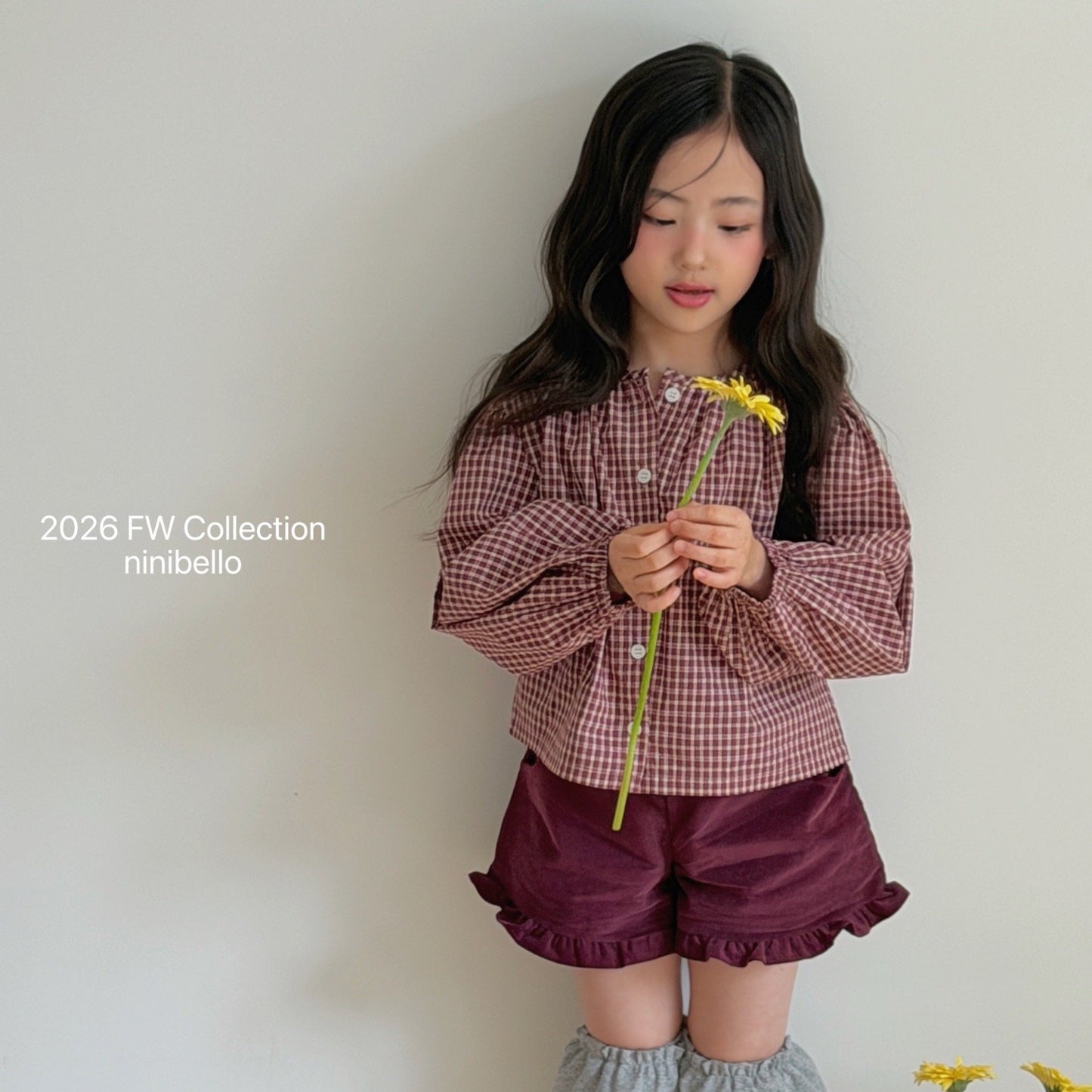 ninibello heart corduroy frill pants (80-130cm)