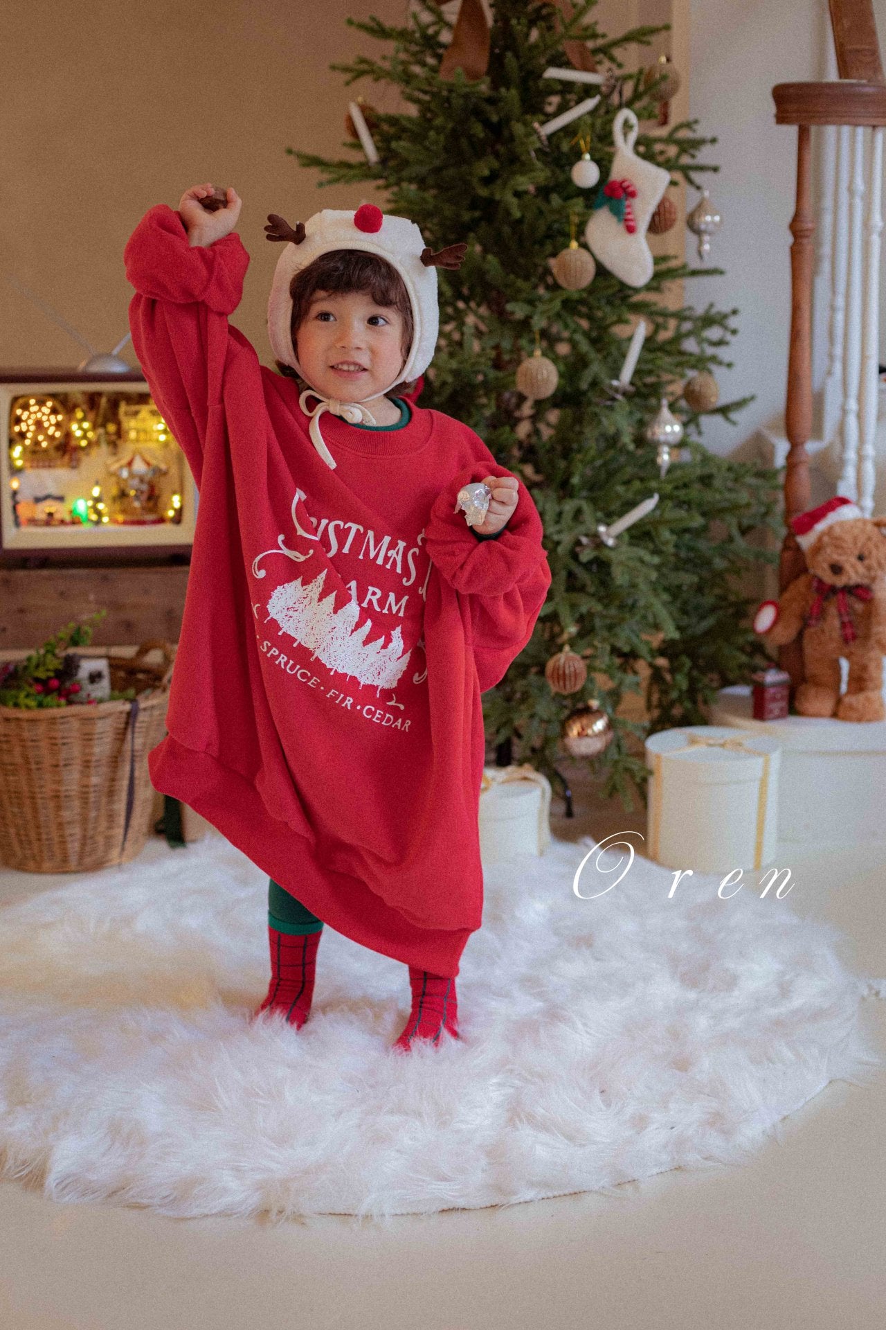 OREN Christmas fleece mtm(adult)