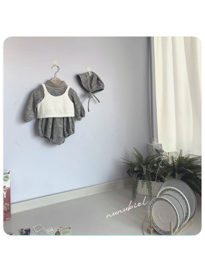 nunubiel caluna romper&bonnet (3-18m)