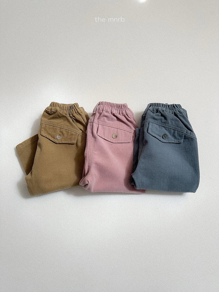 minirobe button peach pants (75-110cm)