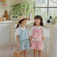 melikey bread and check shorts (80-140cm)