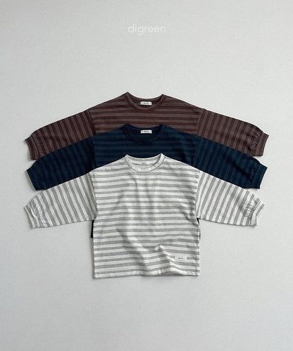 digreen pinstripe t-shirt (90-130cm)