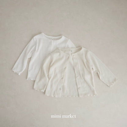 mimi market jacquard cardigan (75-90cm)