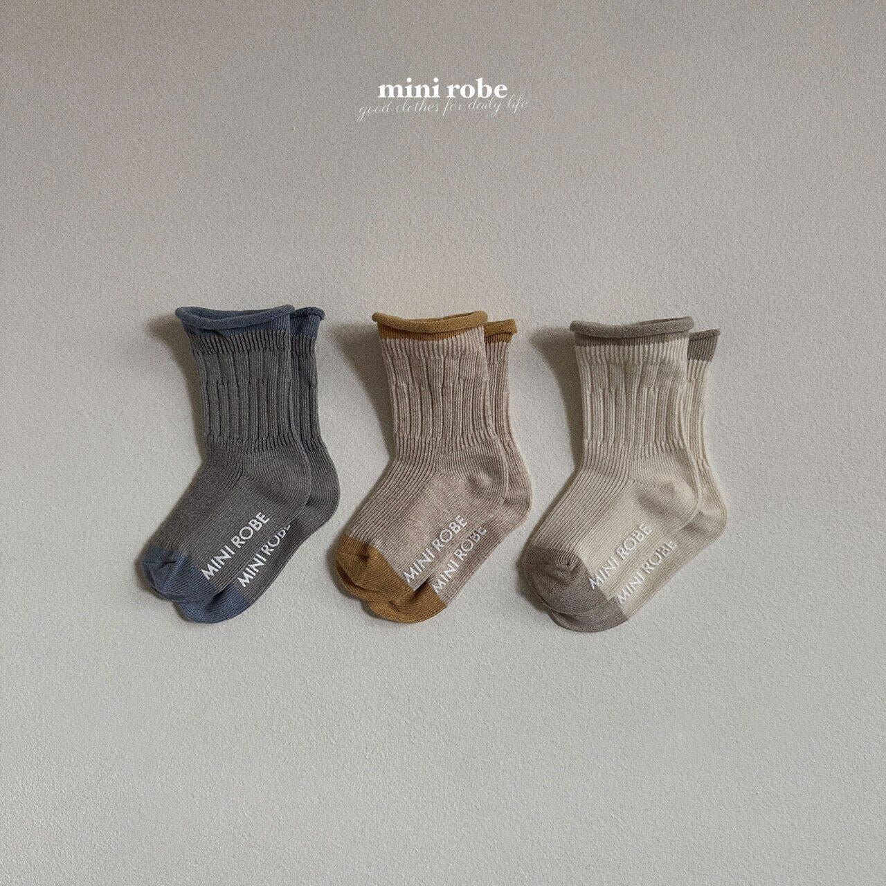 Minirobe bearbell socks set (10-17cm)