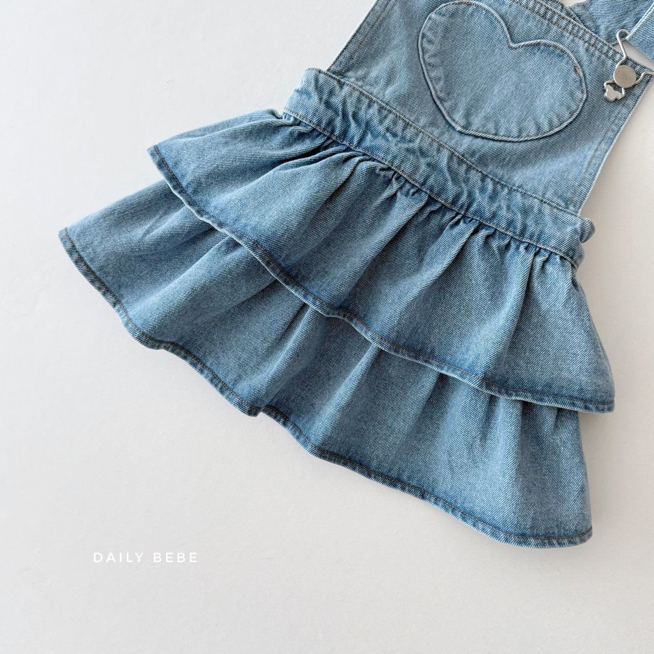 DAILYBEBE heart suspender skirt (75-145cm)