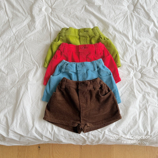 ninibello peekaboo corduroy pants (80-130cm)