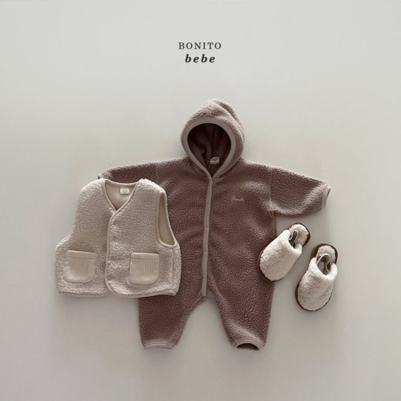 Bonito dumble rappa hooded rompers (3-18m)