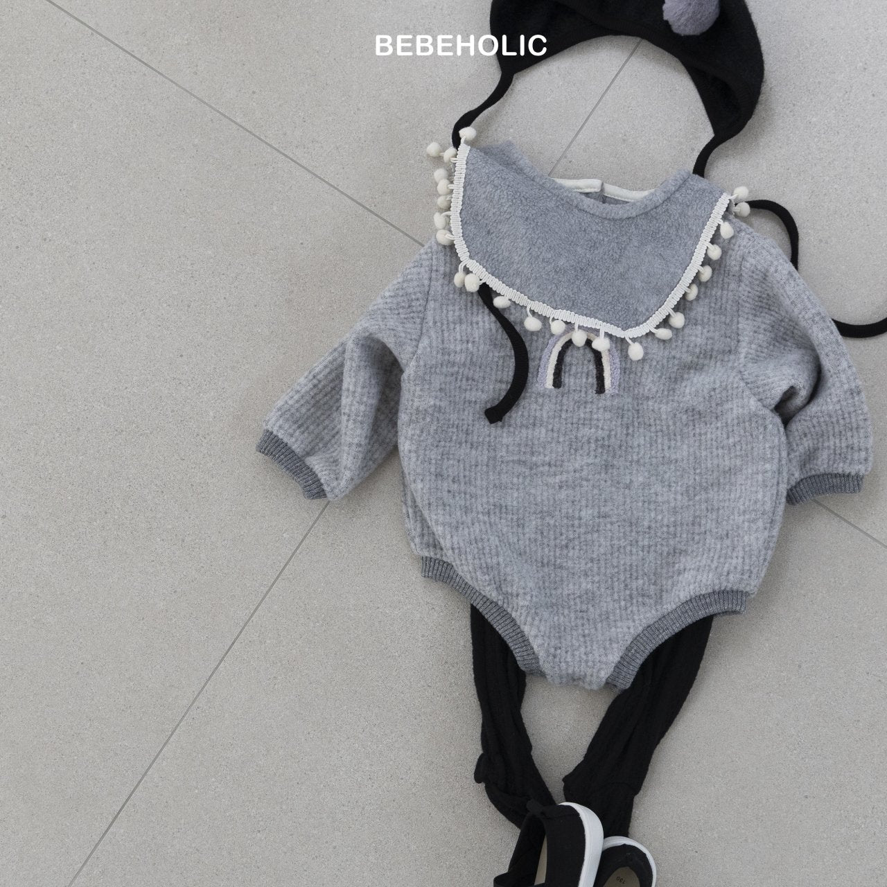 bebeholic rainbow suit (3-18m)