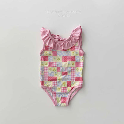 melikey garden frill swimsuit (85-135cm)