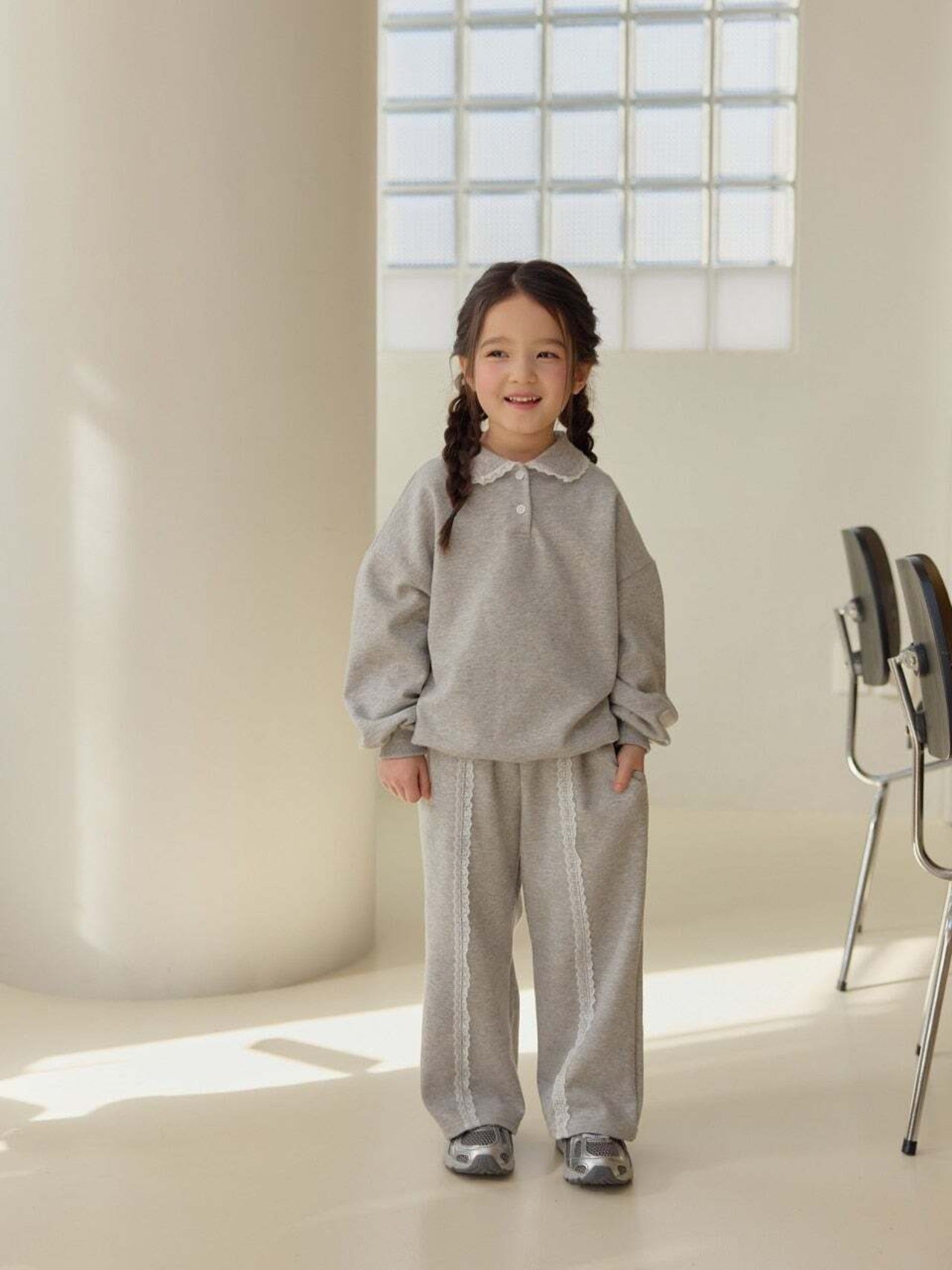 DAILYBEBE lace collar SET-UP (75-145cm)