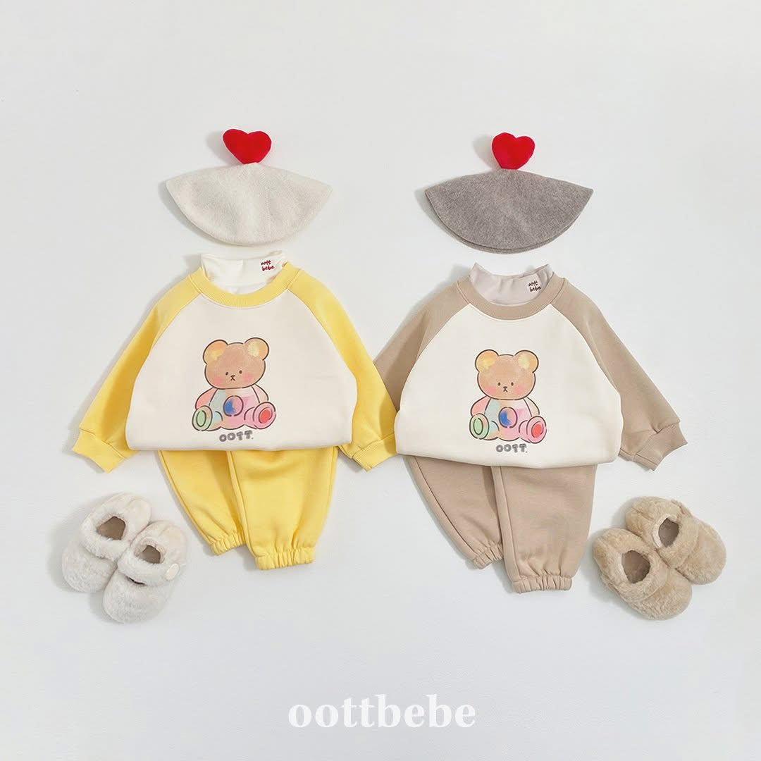 Oottbebe 彩色熊熊拼色套裝 (75-120cm)
