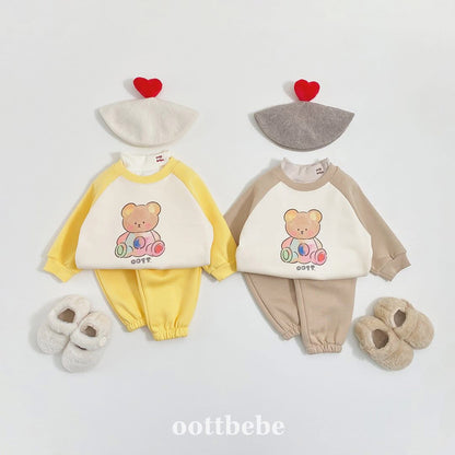 Oottbebe 彩色熊熊拼色套裝 (75-120cm)