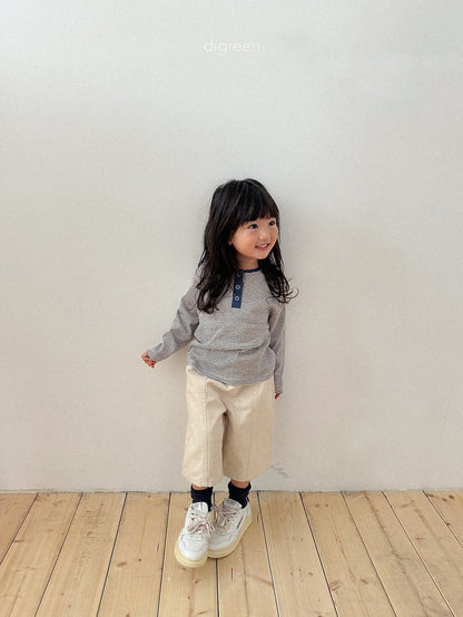 digreen henley neck alety tee (85-130cm)