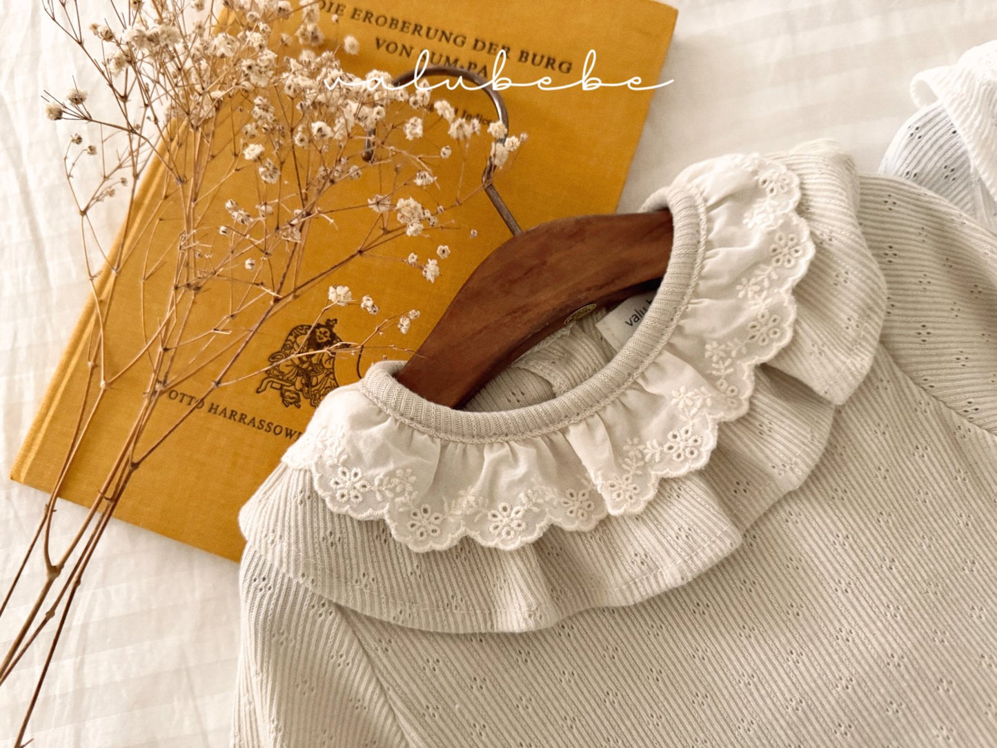 valubebe ive lace frill tee (6-24m)