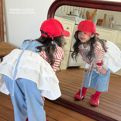 ninibello bread and rice cake collar tee (80-130cm)