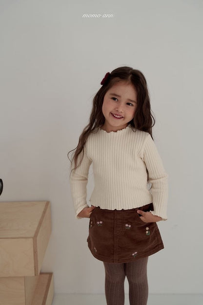momoann cozy rib t (90-140cm)