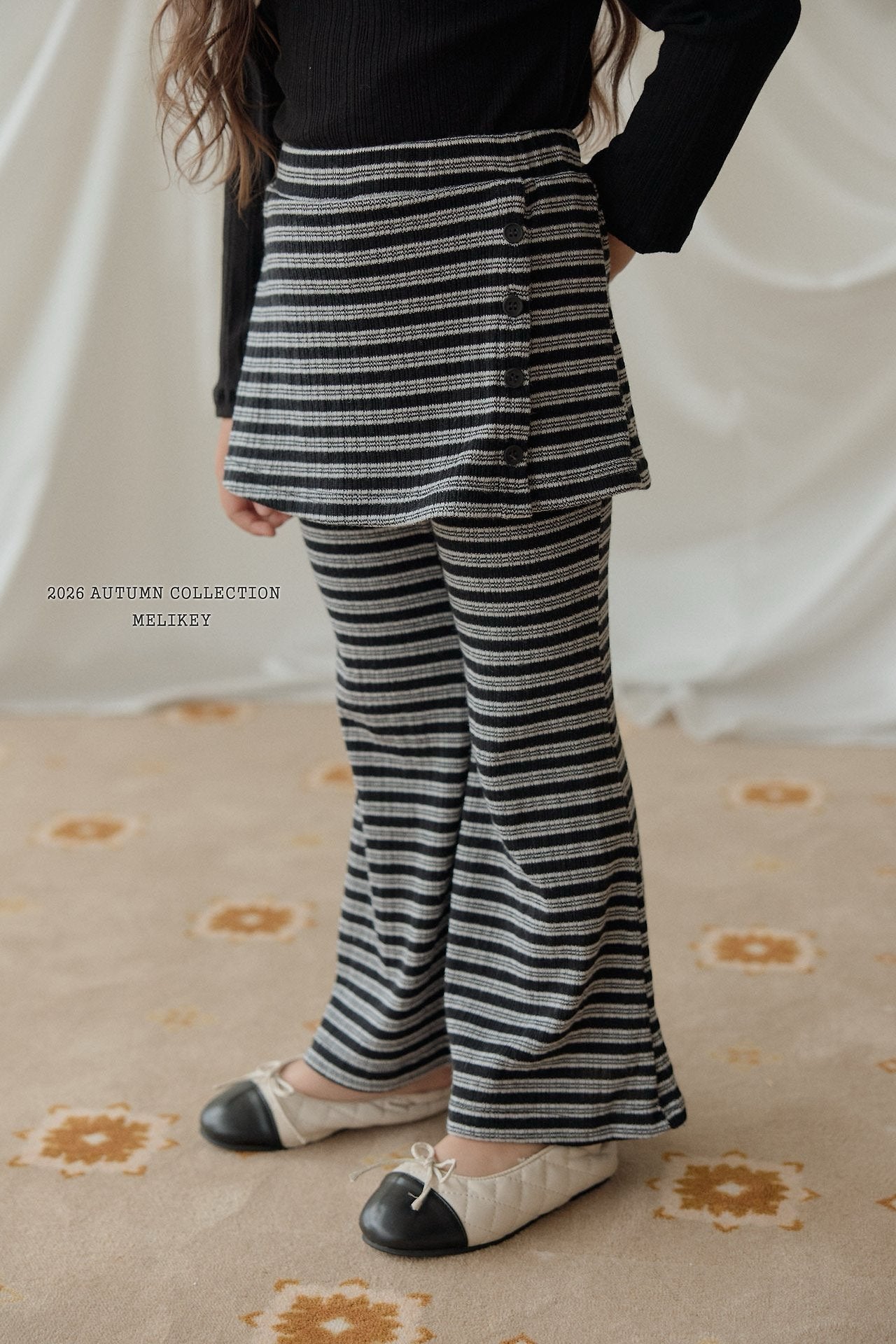 melikey button wrap bootcut (~80-140cm)
