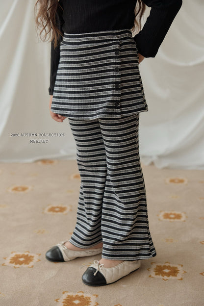 melikey button wrap bootcut (~80-140cm)