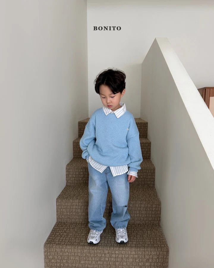 Bonito Pop Knit Sweatshirt (~80-140cm)