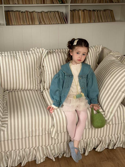 aiai lili sailor denim jacket (95-140cm)