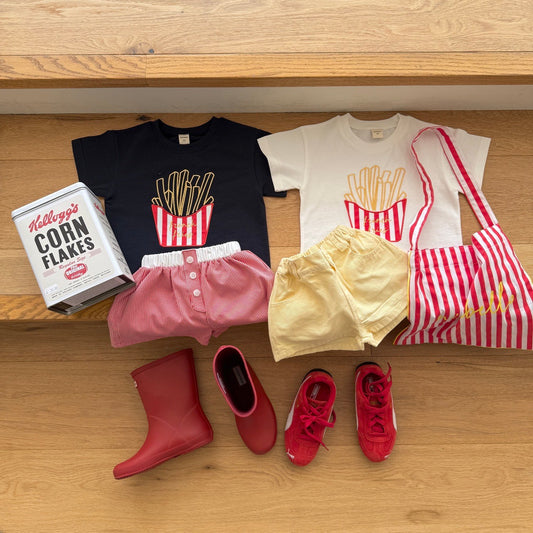 ninibello french fries short sleeve t-shirt (80-130cm)