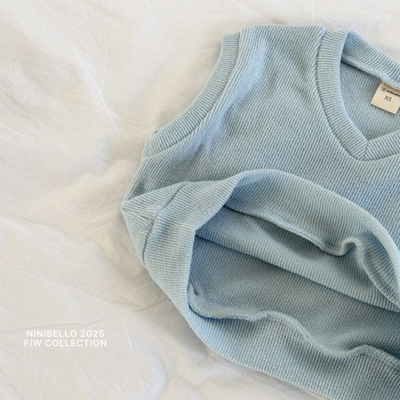 ninibello soft knit vest (80-130cm)