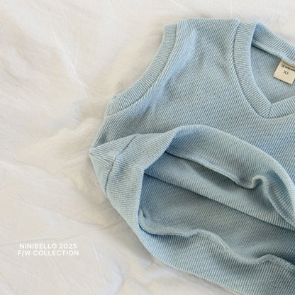 ninibello soft knit vest (80-130cm)