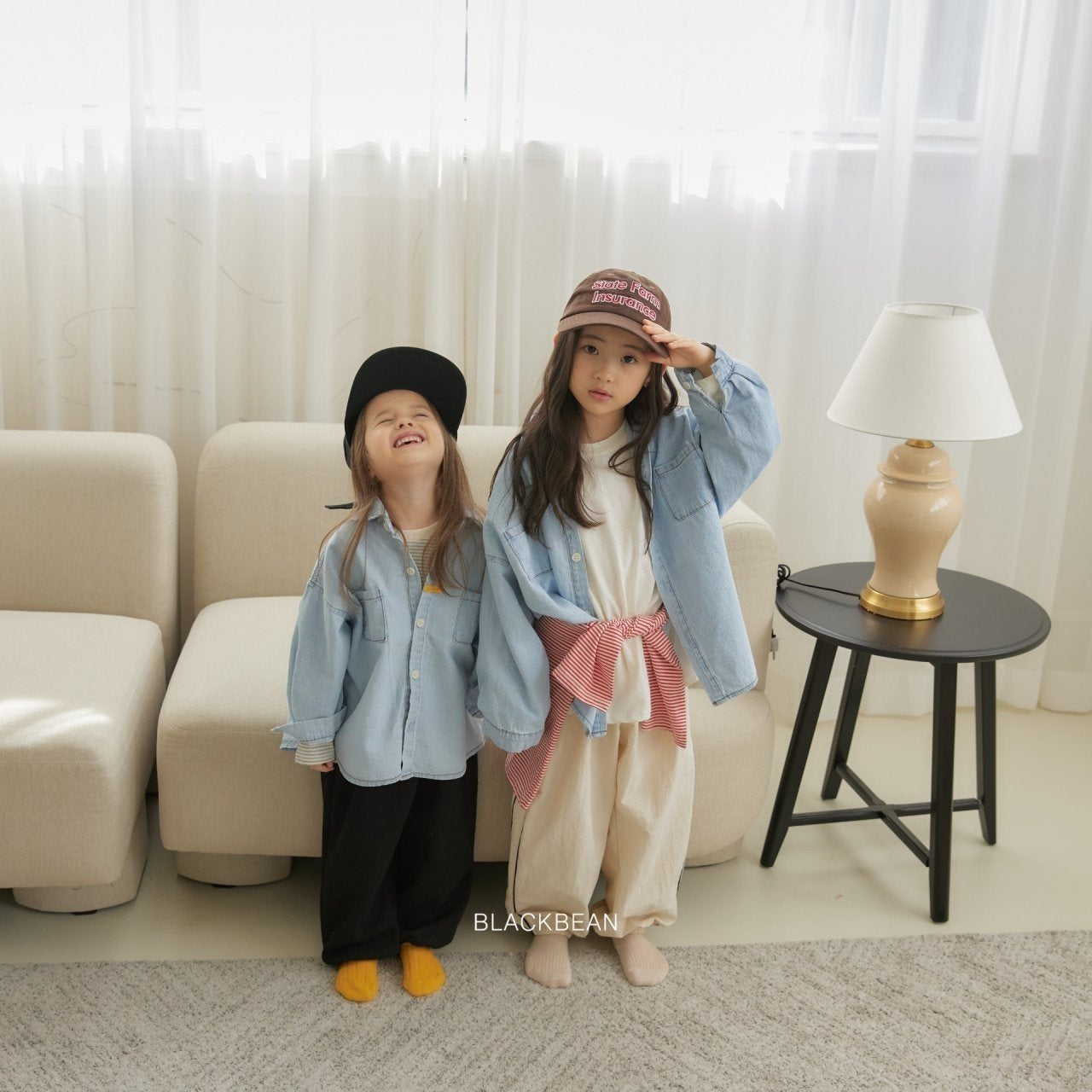 blackbean martin blue shirt(kids)