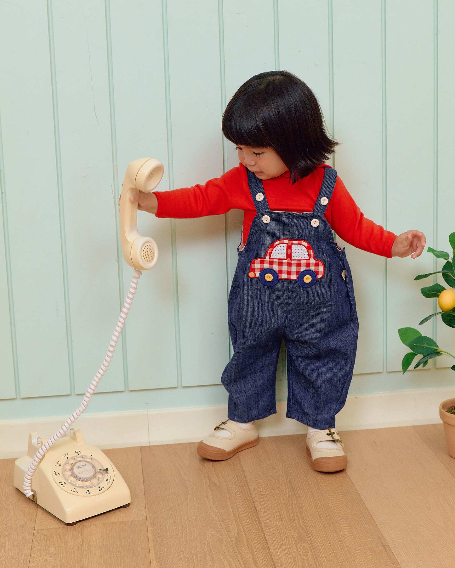 oottbebe denim car overall (65-115cm)