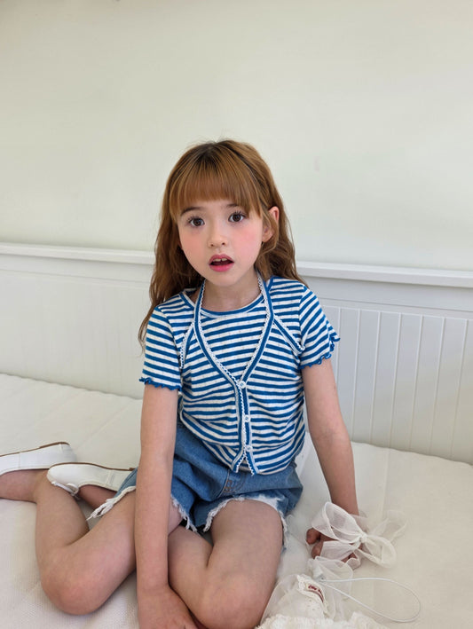ELLYMOLLY pinko shiring carding tee (90-145cm)
