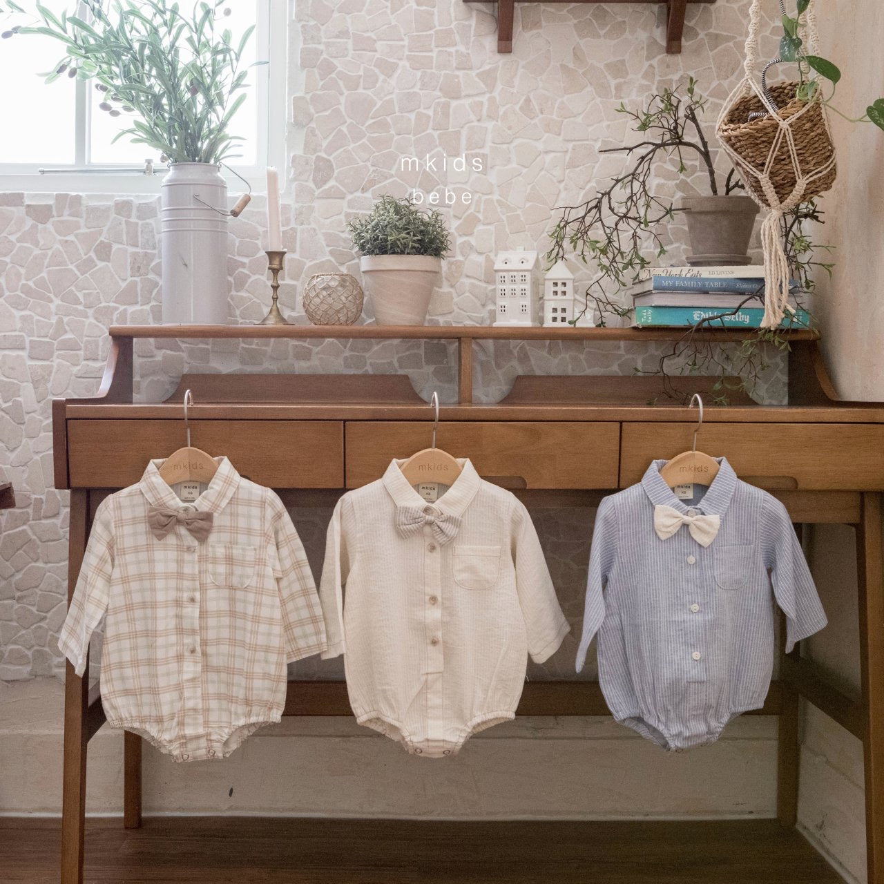 mkids vest tie suit (3-18m)