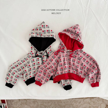 melikey love me zip-up hoodie (~80-140cm)