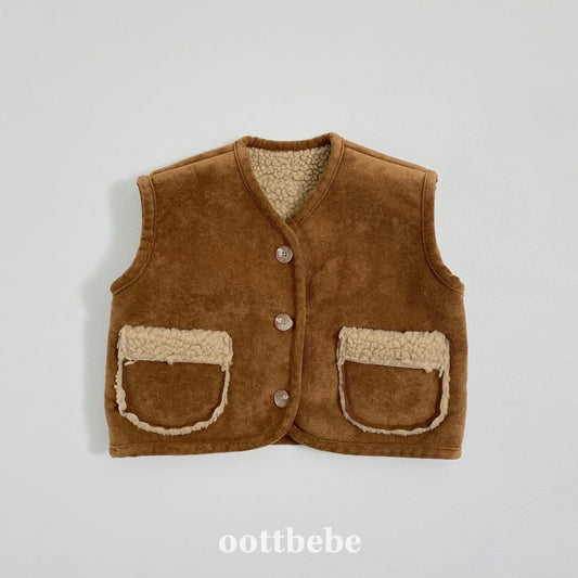 Oottbebe 暖暖泰迪背心外套 (75-120cm)